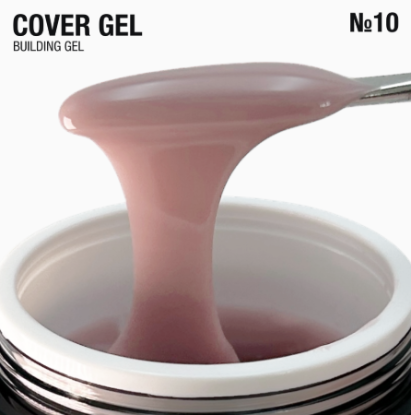  Зображення Гель для нарощування "Cover Gel" 30г №10 - ashrose 