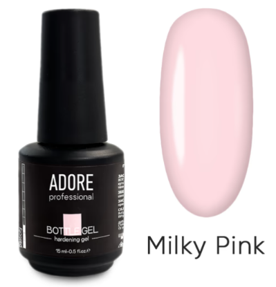  Зображення Гель для зміцнення "Bottle Gel" 15мл №03 - milky pink 