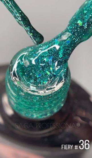  Зображення Гель-лак SAGA Fiery gel №36 