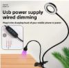  Зображення Лампа 2в1 Clip-on UV/LED (прищіпка) Чорна 