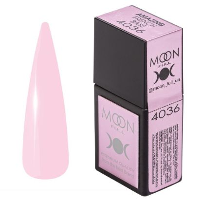  Зображення Moon Amazing French base 12ml №4036 