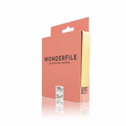  Зображення Змінні файл-стрічка для пилки Wonderfile 160*18 150гр 