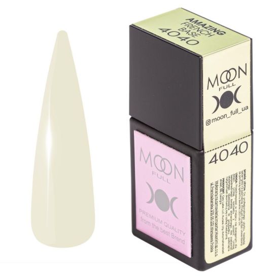  Зображення Moon Amazing French base 12ml №4040 