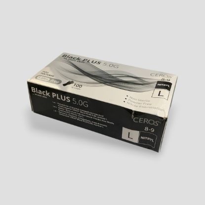  Зображення Рукавички Ceros Black PLUS 5.0г L (повреждённая уп.) 