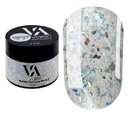  Зображення Valeri Builder Gel 15ml Love Story. №02 