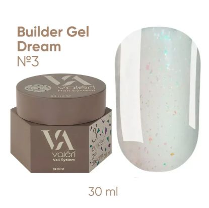  Зображення Valeri NEW Builder Gel Dream 30ml №03 