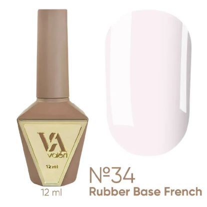  Зображення Valeri Rubber Base French, 6ml №034 