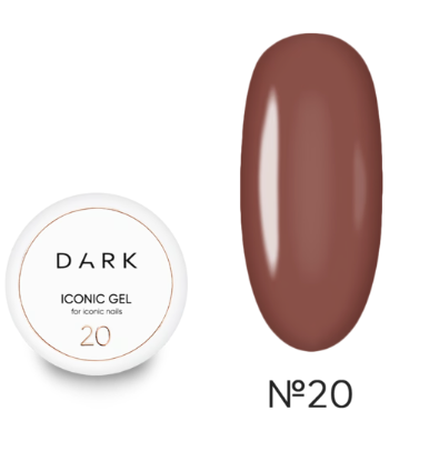  Зображення DARK Iconic Gel №20, 15ml 