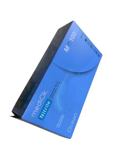  Зображення Рукавички MediOK Ocean M 3.5г (пошкоджена упаковка) 