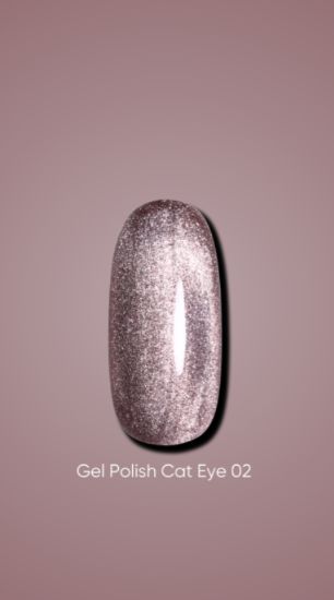  Зображення Гель лак Dark Cat Eye 02, 10ml 