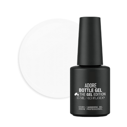  Зображення Гель для зміцнення "Bottle Gel" 15мл №01 - milky 