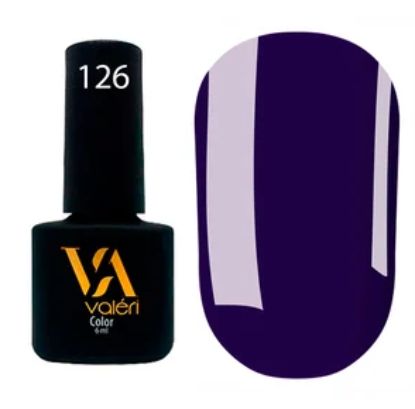  Зображення Гель лак Valeri №126 6ml 