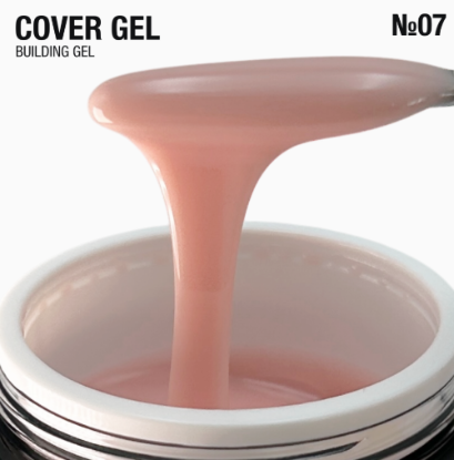 Зображення Гель для нарощування "Cover Gel" 30г №07 - naked 