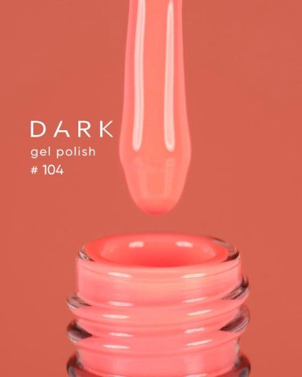  Зображення Гель лак Dark 104, 6ml 