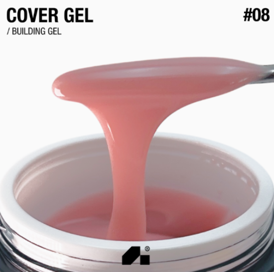  Зображення Гель для нарощування "Cover Gel" 30г №08 - maple 