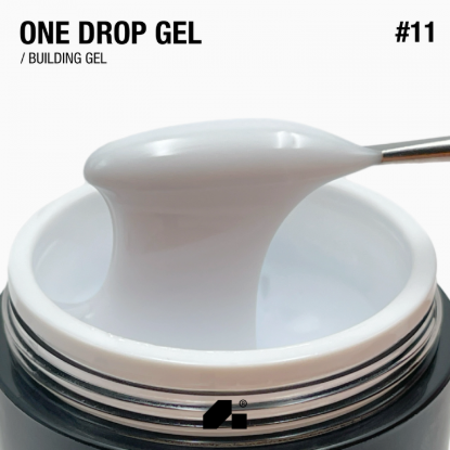  Зображення Гель для нарощування "One Drop Gel" 30г №11 - baby powder 