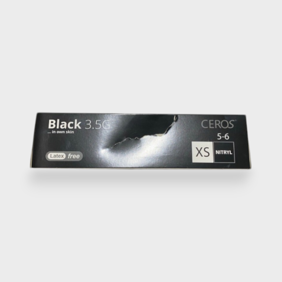  Зображення Перчатки Ceros Black 3.5г XS (повреждённая упак.) 