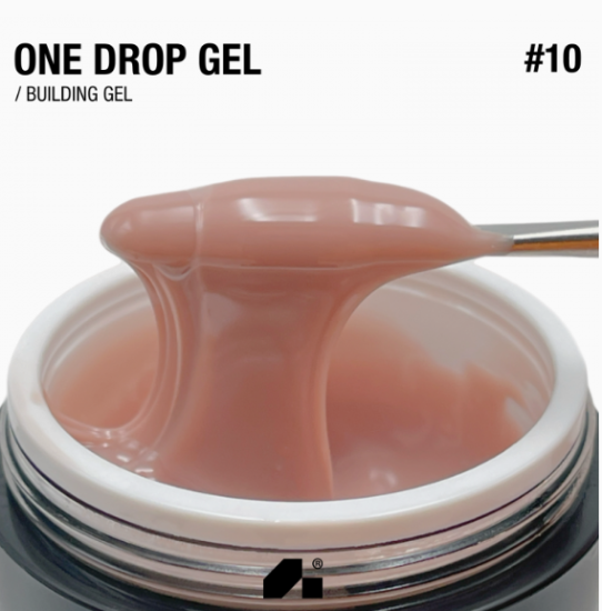  Зображення Гель для нарощування "One Drop Gel" 30г №10 - brown sugar 
