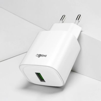  Зображення Блок живлення IMENSO IMS-C3005 Output:1USB 2.0A (Білий) 