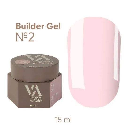  Зображення Valeri NEW Builder Gel 15ml №02 