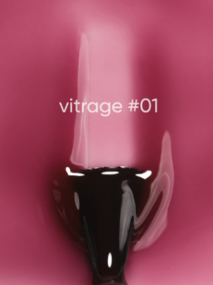  Зображення Dark Gel Polish Vitrage 01, 6ml 