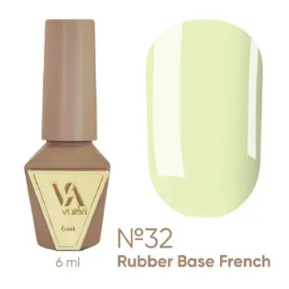  Зображення Valeri Rubber Base French, 6ml №032 