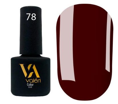  Зображення Гель лак Valeri №078, 6ml 