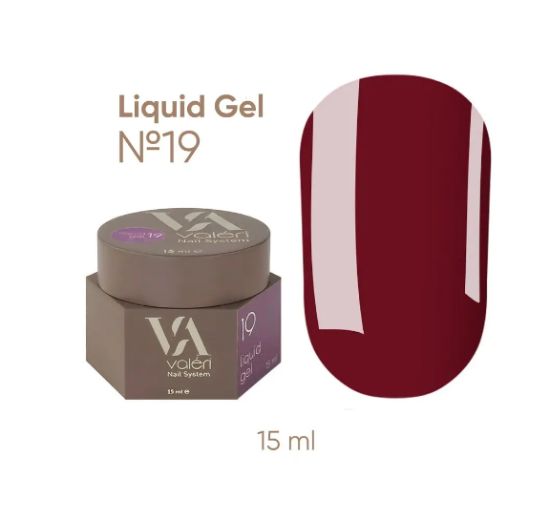  Зображення Valeri NEW Liquid Gel, 15ml №19 