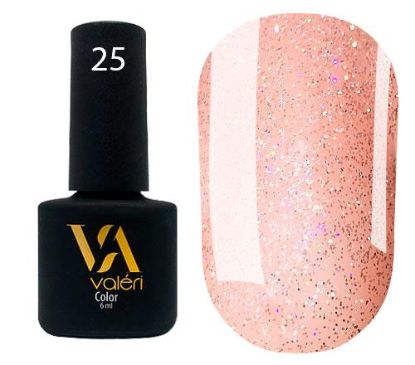  Зображення Гель лак Valeri №025, 6ml 