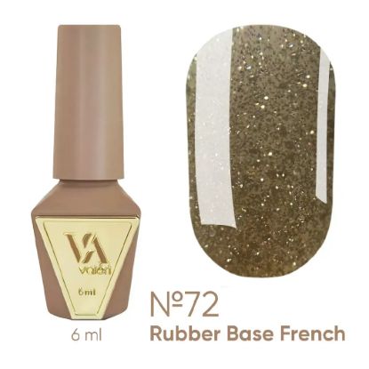  Зображення Valeri Rubber Base French, 6ml №072 