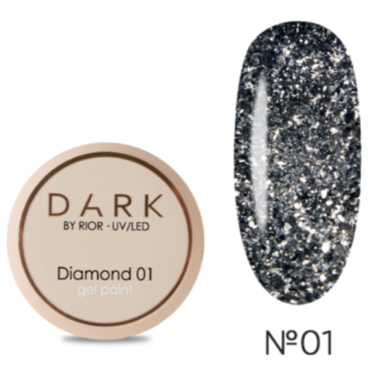  Зображення DARK Diamond Gel 01, 5ml 