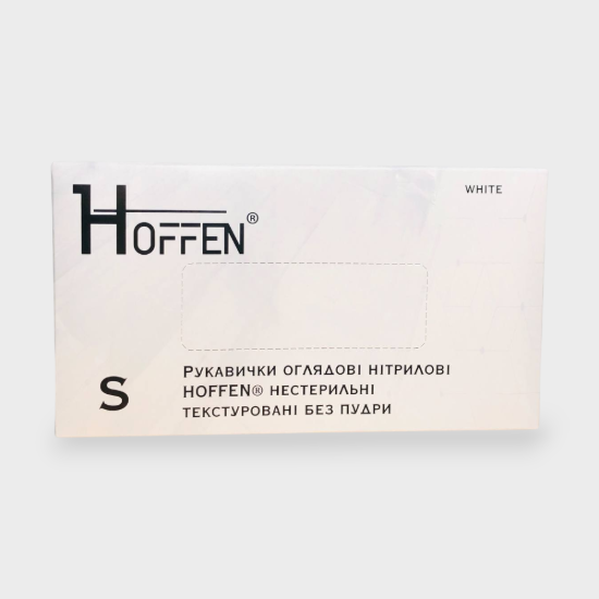 Зображення Перчатки HOFFEN Білі S 3,5г 