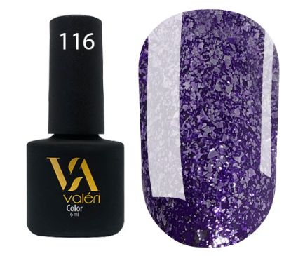  Зображення Гель лак Valeri №116, 6ml 