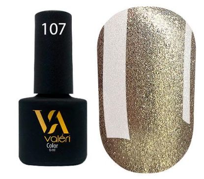  Зображення Гель лак Valeri №107, 6ml 