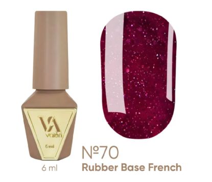  Зображення Valeri Rubber Base French, 6ml №070 