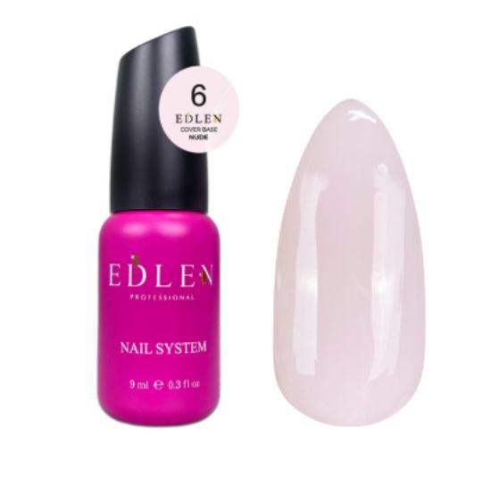  Зображення Edlen Cover base Nude 9ml №06 
