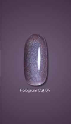 Зображення Гель лак Dark Hologram Cat 04, 6ml 
