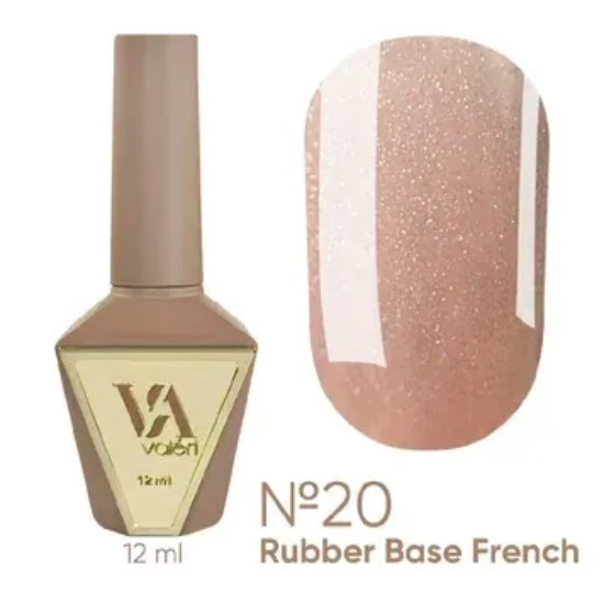  Зображення Valeri Rubber Base French, 12ml №020 
