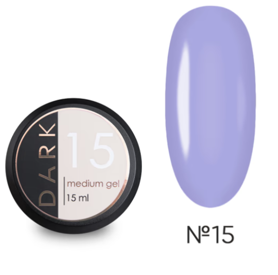  Зображення DARK Medium Gel №15, 15ml 