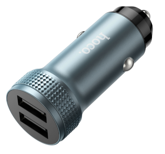  Зображення Зарядний пристрій HOCO Z49 Level 2USB (Сірий) 