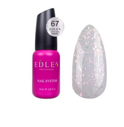  Зображення Edlen Cover base Shimmer 9ml №67 