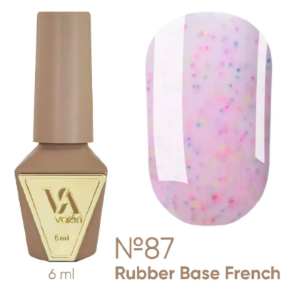  Зображення Valeri Rubber Base French, 6ml №087 