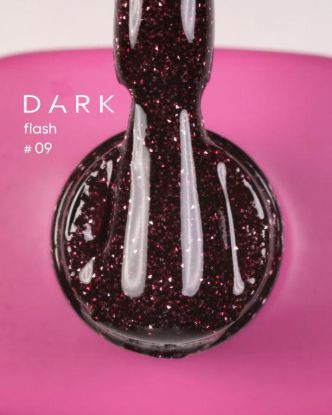  Зображення Dark Gel Polish Flash 09, 10ml 