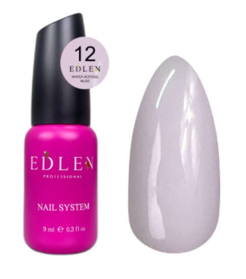  Зображення Edlen Water Acrygel Nude 9ml №12 