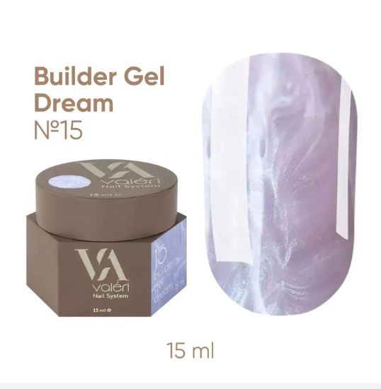  Зображення Valeri NEW Builder Gel Dream 15ml №15 