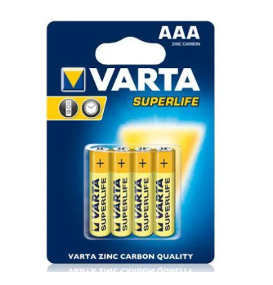  Зображення Батарейка R03 Varta SuperLife 4шт Блістер AAA 