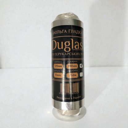  Зображення Фольга DUGLAS перукарня 12 см х 100 м (щільність 13 мкм) 