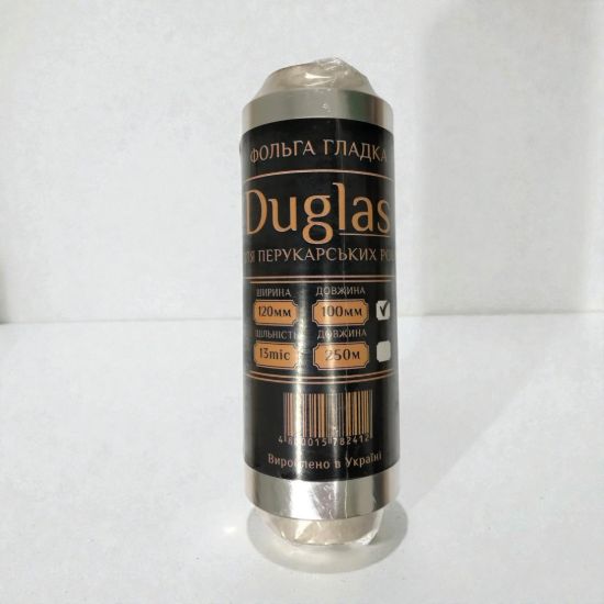  Зображення Фольга DUGLAS перукарня 12 см х 100 м (щільність 13 мкм) 
