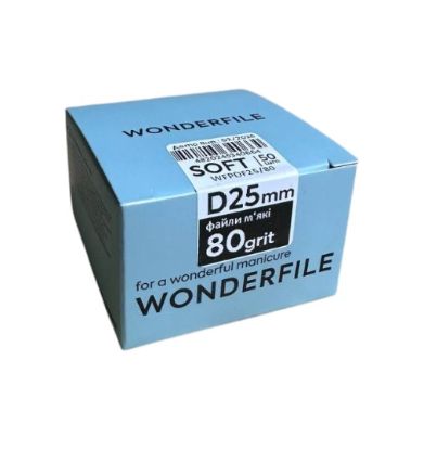  Зображення Змінні файли на піні для диска 25мм Wonderfile(80грит) 