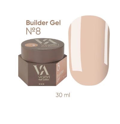 Зображення Valeri NEW Builder Gel 30ml №08 